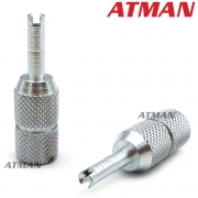 ATMAN ( 아트만 ) 타이어 에어밸브 제거기 무시 답부 탈거기 밸브코어 공구 (2개 단일포장) AT-8898