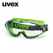 UVEX 우벡스 고글 ULTRASONIC ( 검정+연두 ) 투명 UVX-9302275 보안경