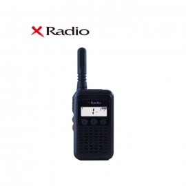 [연화엠텍] X-RADIO XF-10 블랙 / BLACK / 생활용무전기 / 소형 경량 / 대용량배터리 / 충격완화 소재 / 건설현장 / 주차장 / 강력한 거리 성능 / 컴팩트한 디자인 / USB-C타입 충전가능
